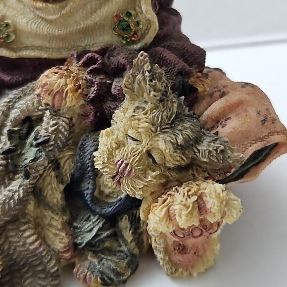 Boyds Bears Purrstone Clawdette Fuzzface & Wuly / Maddy Puddytat Cat Nap 1999 - Picture 16 of 16